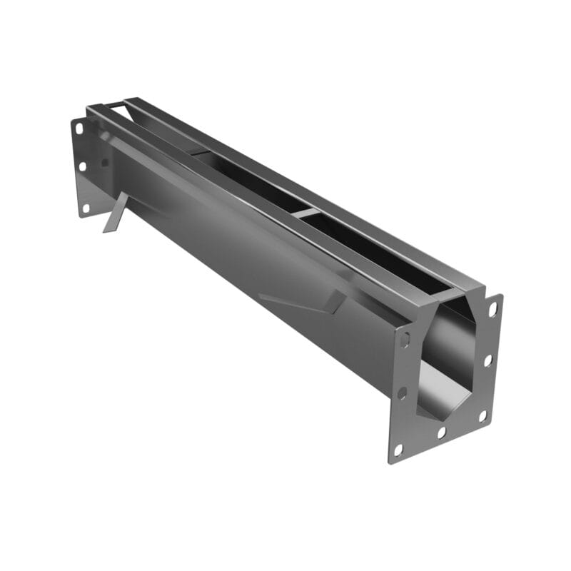 Rigolă industrială modulară din inox 1m, abatoare/lăptării/spălătorii etc.